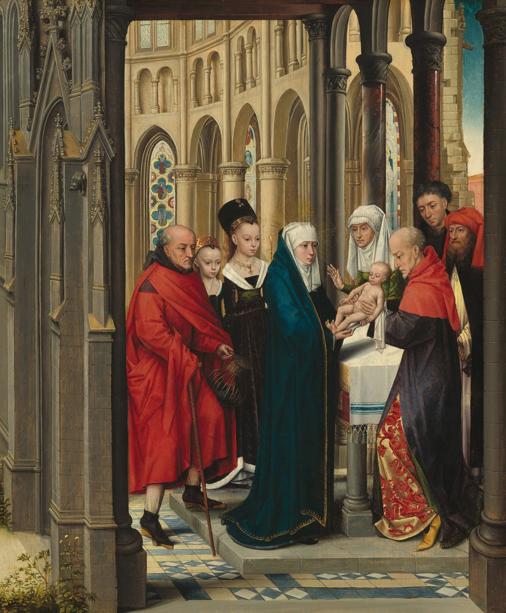 Prezentace v chrámu, c. 14701480. od Master of the Prado Adoration of