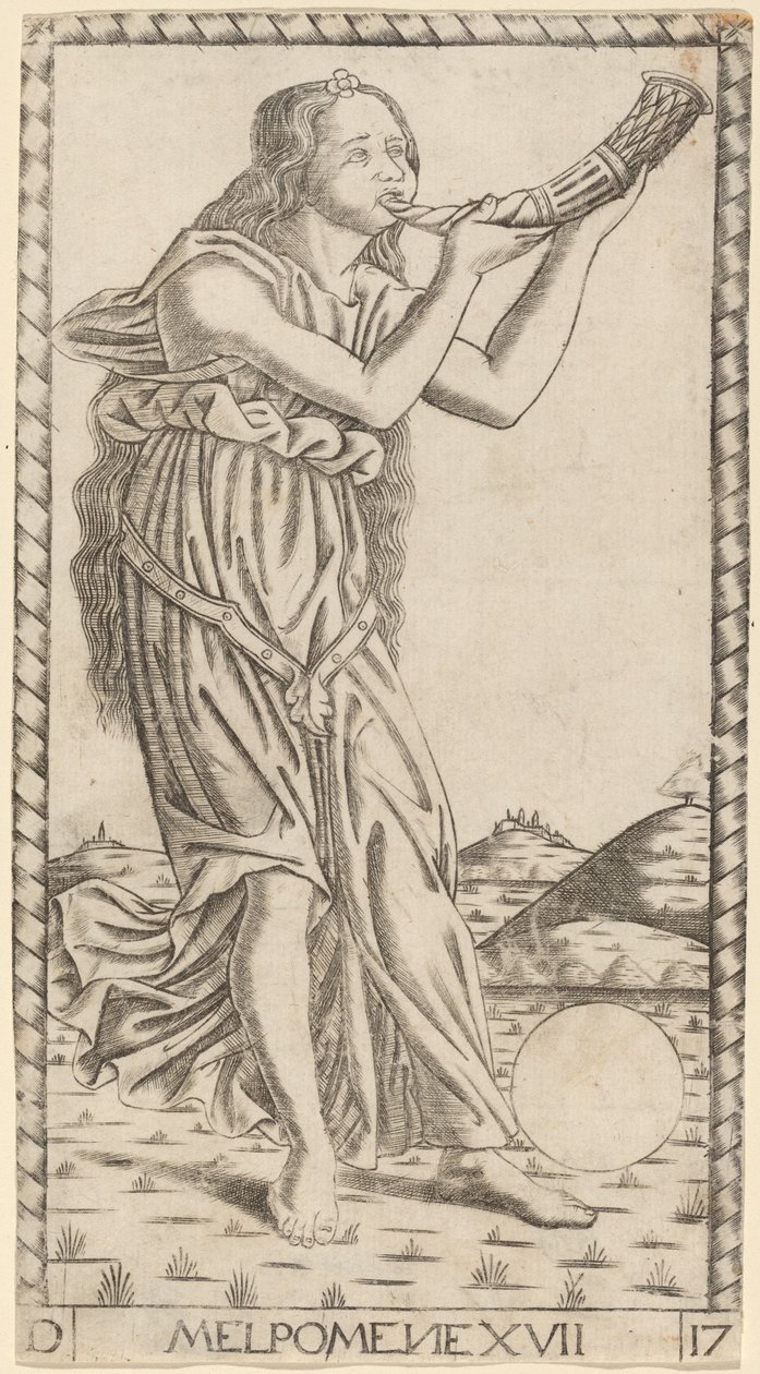 Melpomene od Master of the S Series Tarocchi