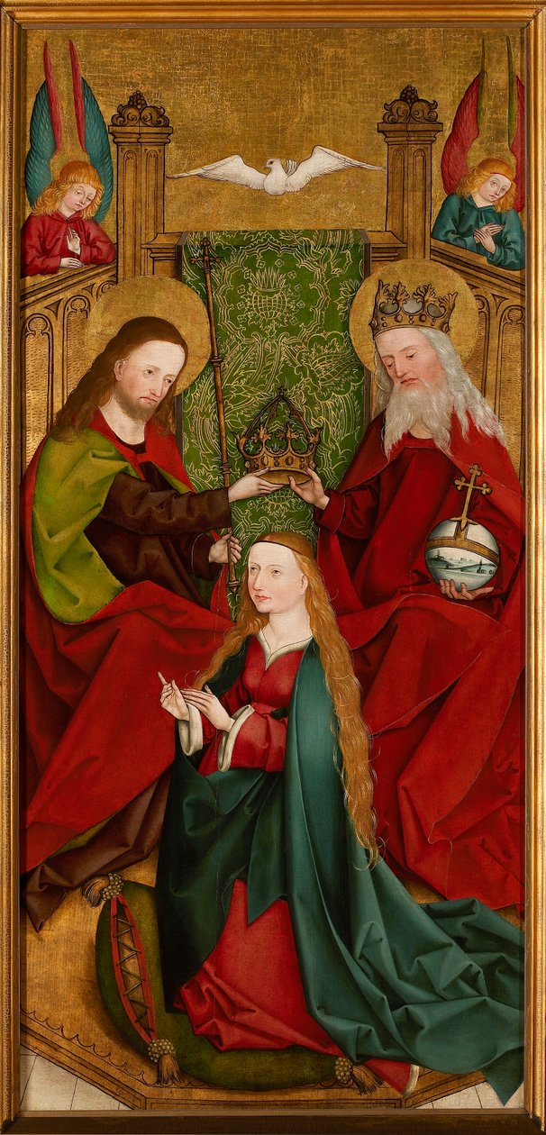 Korunovace Panny Marie, cca 1485-1490. od Master of the Sacristy of Kaufbeuren