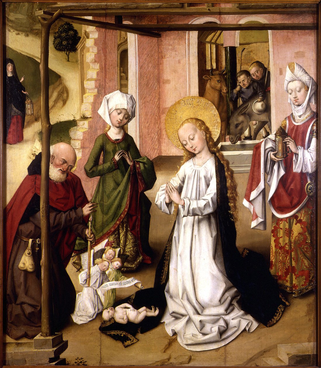 Klanění Ježíšku od Master of the Saint Bartholomew Altarpiece