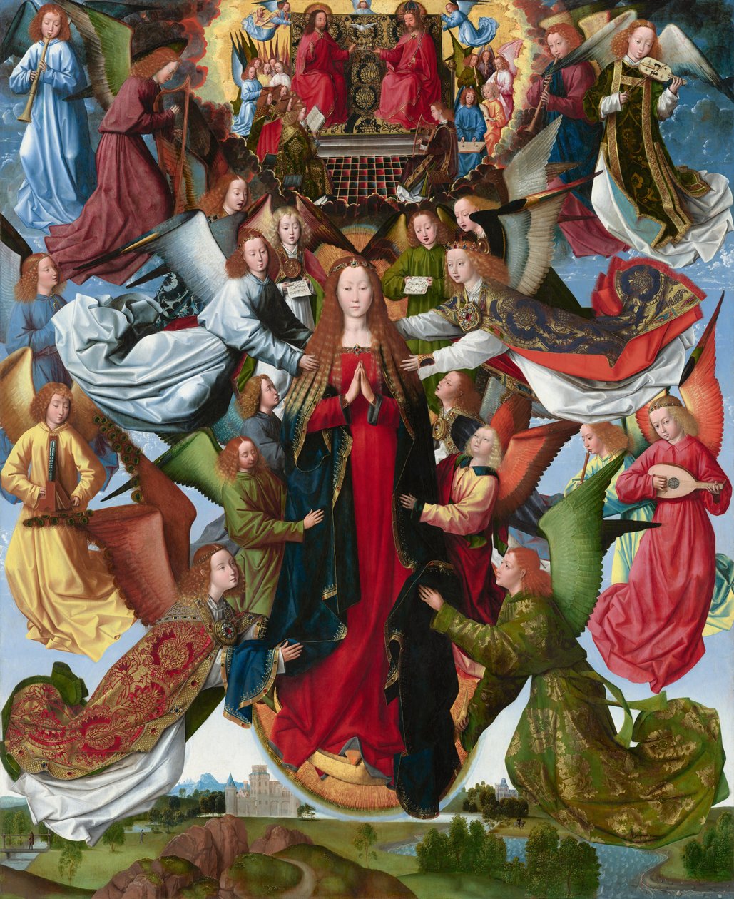 Marie, Královna nebes od Master of the Saint Lucy Legend
