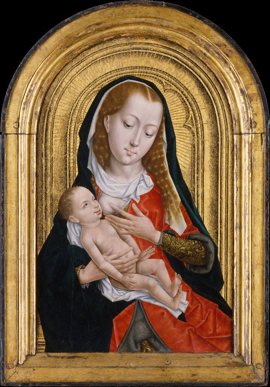 Panna a dítě, 1475-99 od Master of the Saint Ursula Legend