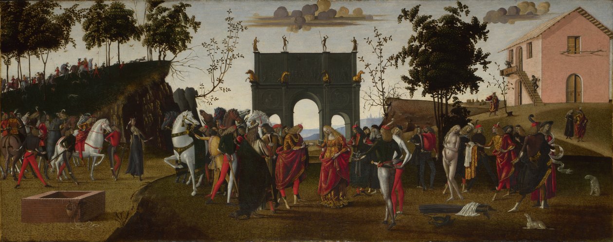 Příběh Griseldy. Část I: Manželství, c.1490-1495 od Master of the Story of Griselda