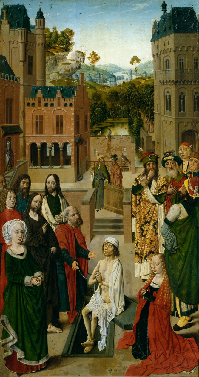 Vzkříšení Lazara (tempera na panelu) od Master of the Tiburtine Sibyl