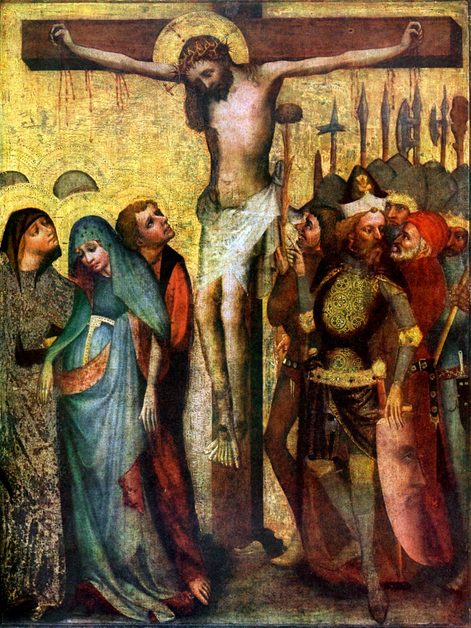Ukřižování, před 1400 1955 od Master of the Trebon Altarpiece