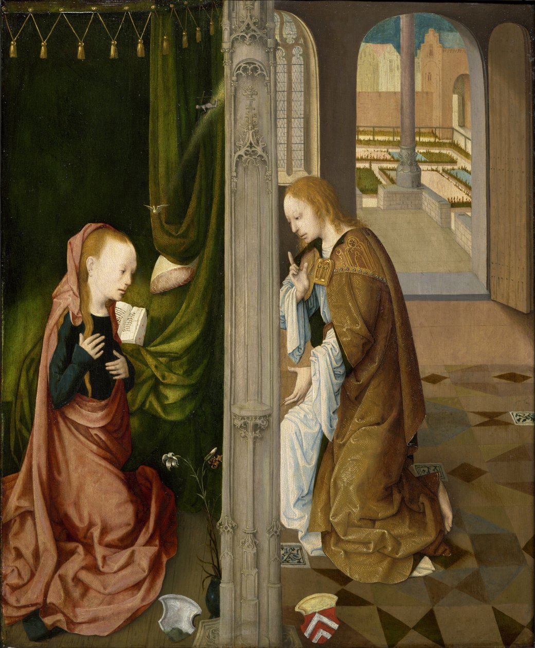 Zvěstování, ca. 1470-1480 od Master of the Virgo Inter Virgines