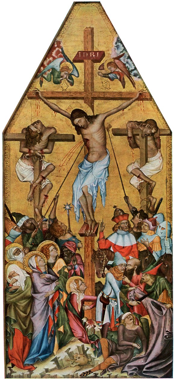 „Kaufmannovo ukřižování“, c1350 1955. od Master of the Vyssi Brod Altar