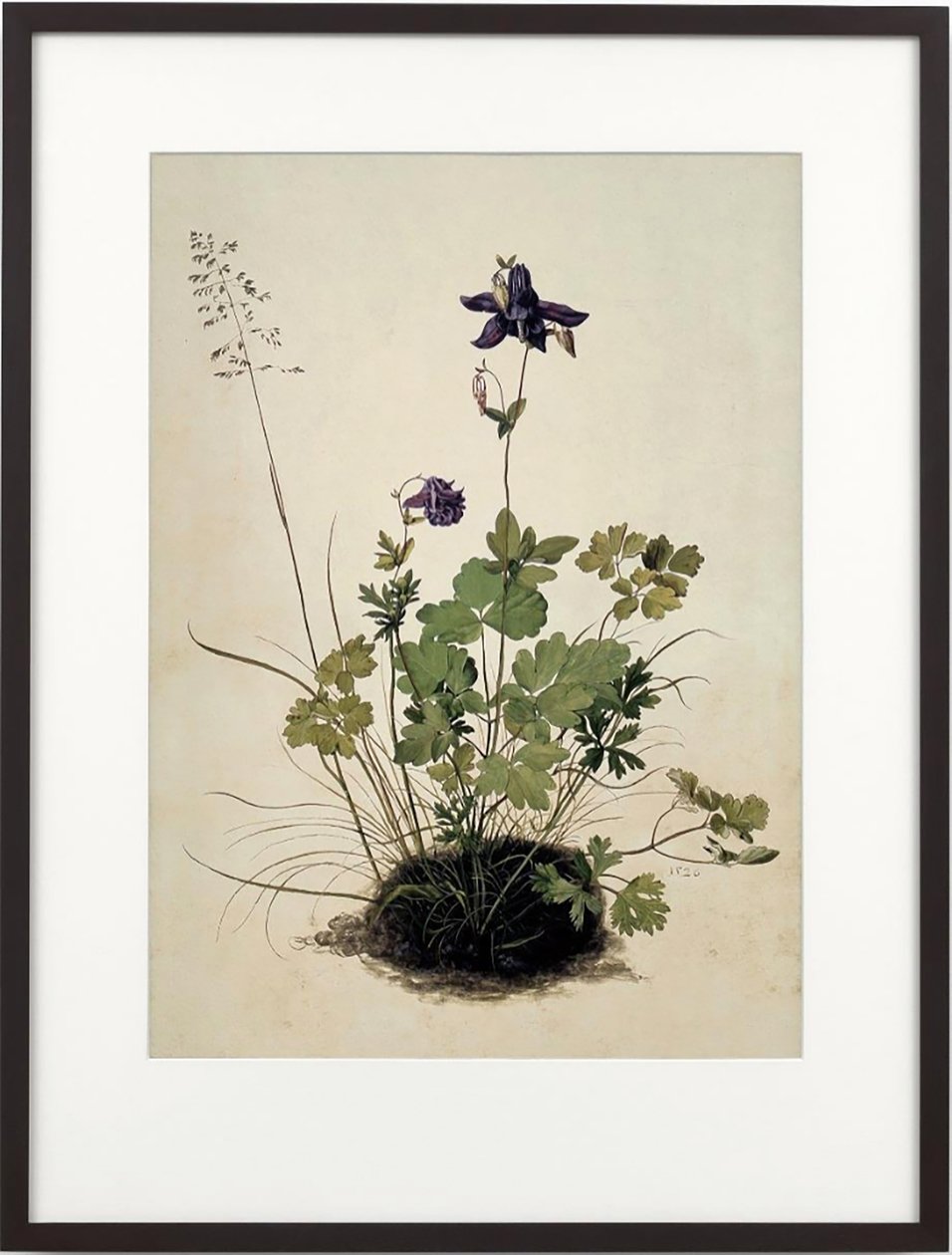 Columbine, 2018 (dřevěný rám, rámeček, LCD obrazovka, ventilátor a přehrávač médií) od Mat Collishaw