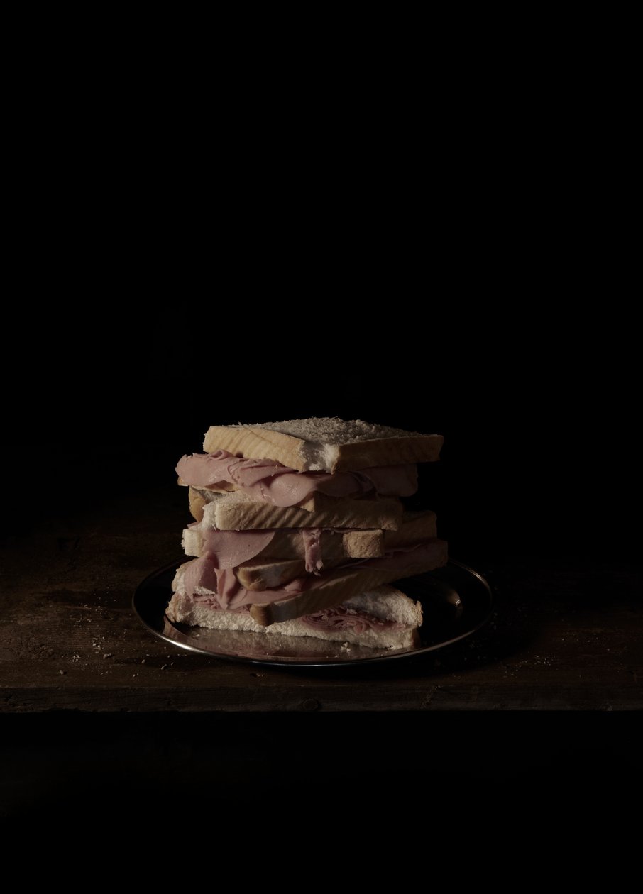 Poslední jídlo v cele smrti, Texas; Bernard Amos, 2011 (fotografie typu C) od Mat Collishaw