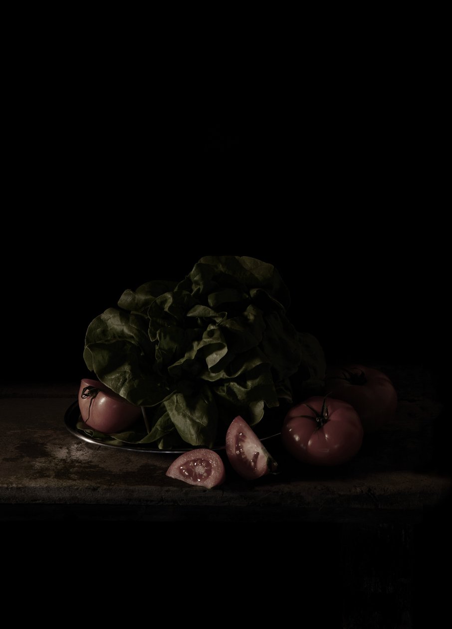 Poslední jídlo v cele smrti, Texas; Chester Wicker, 2011 (fotografie typu C) od Mat Collishaw