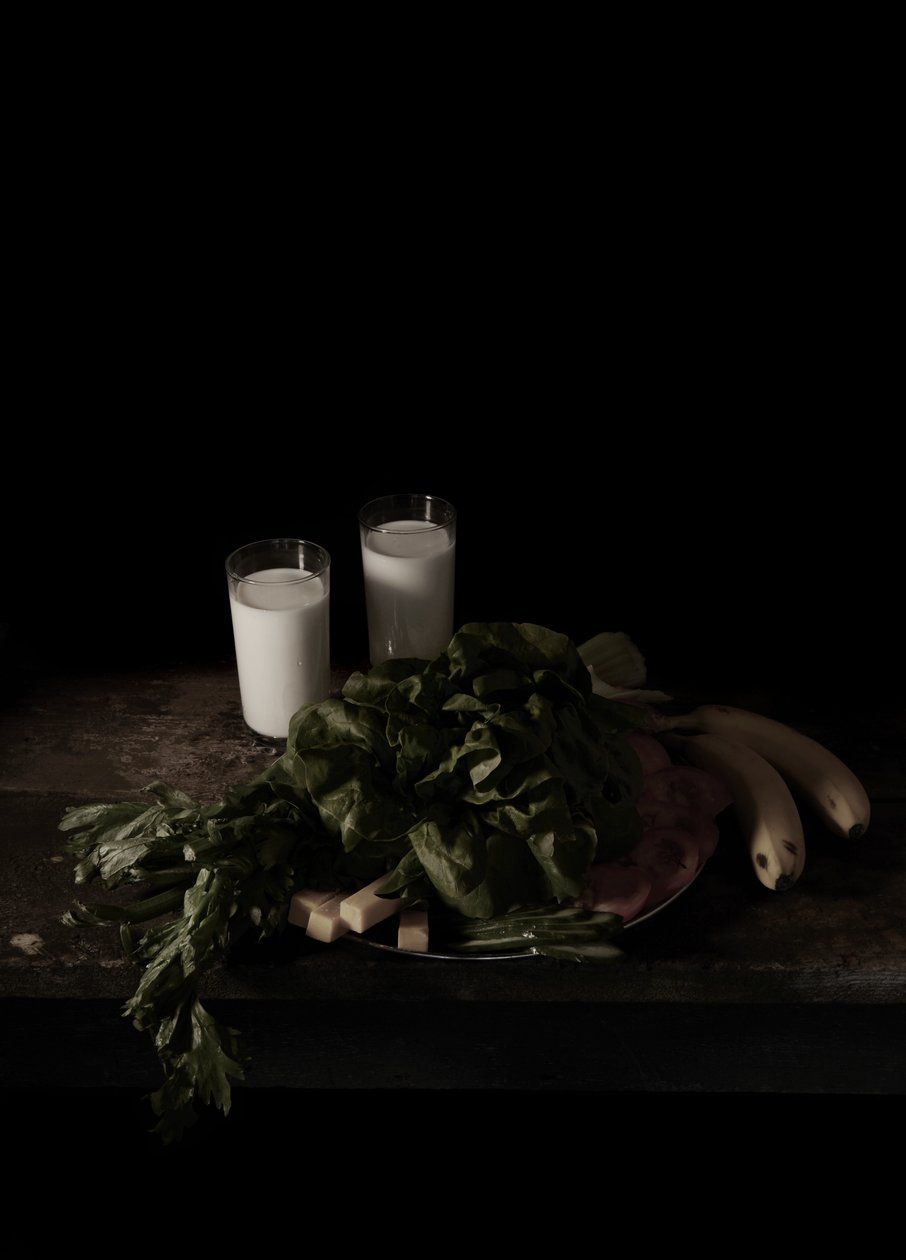 Poslední jídlo v cele smrti, Texas; Frank McFarland, 2011 (fotografie typu C) od Mat Collishaw