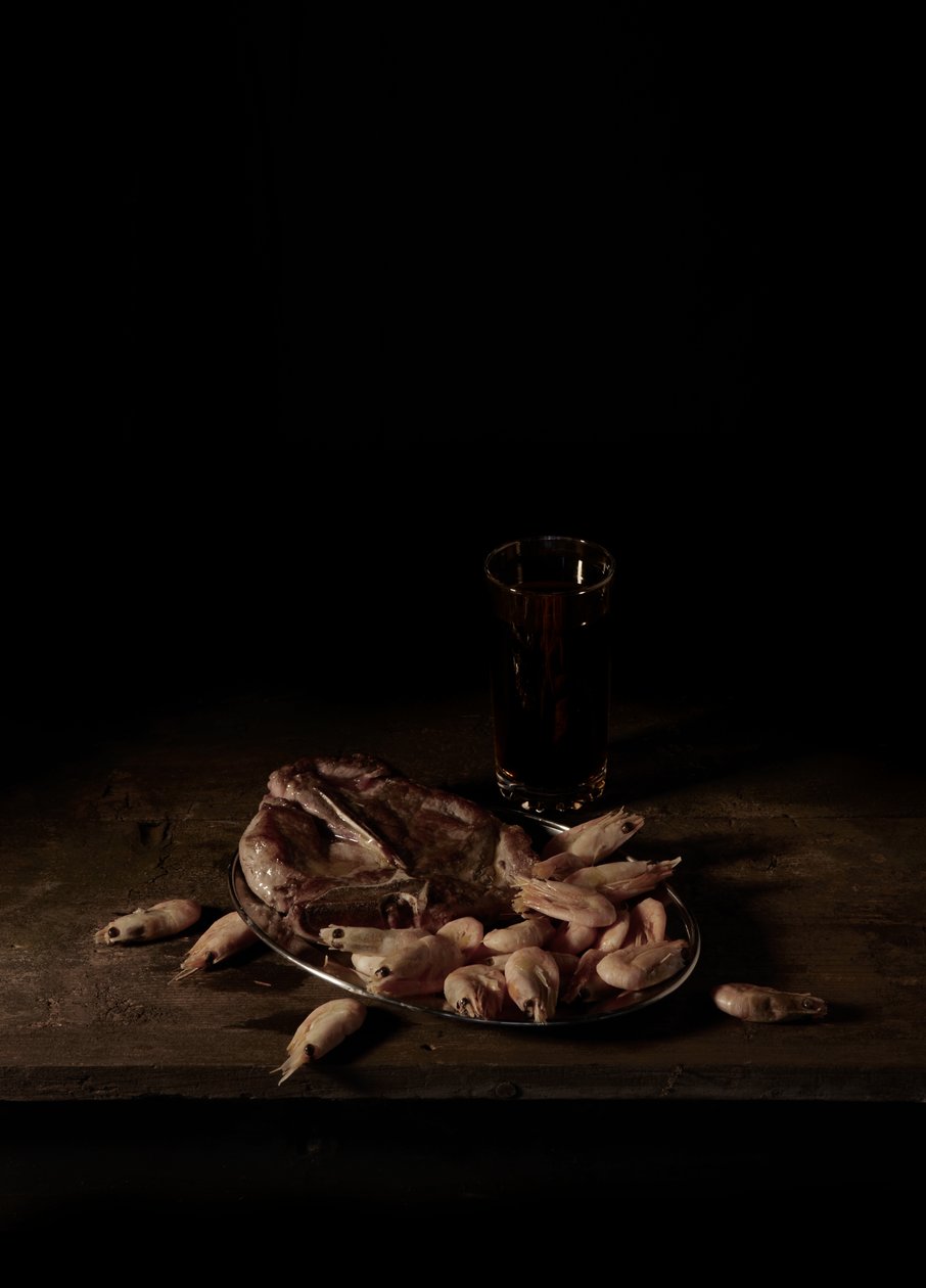 Poslední jídlo v cele smrti, Texas; Martin Vegas, 2011 (fotografie typu C) od Mat Collishaw