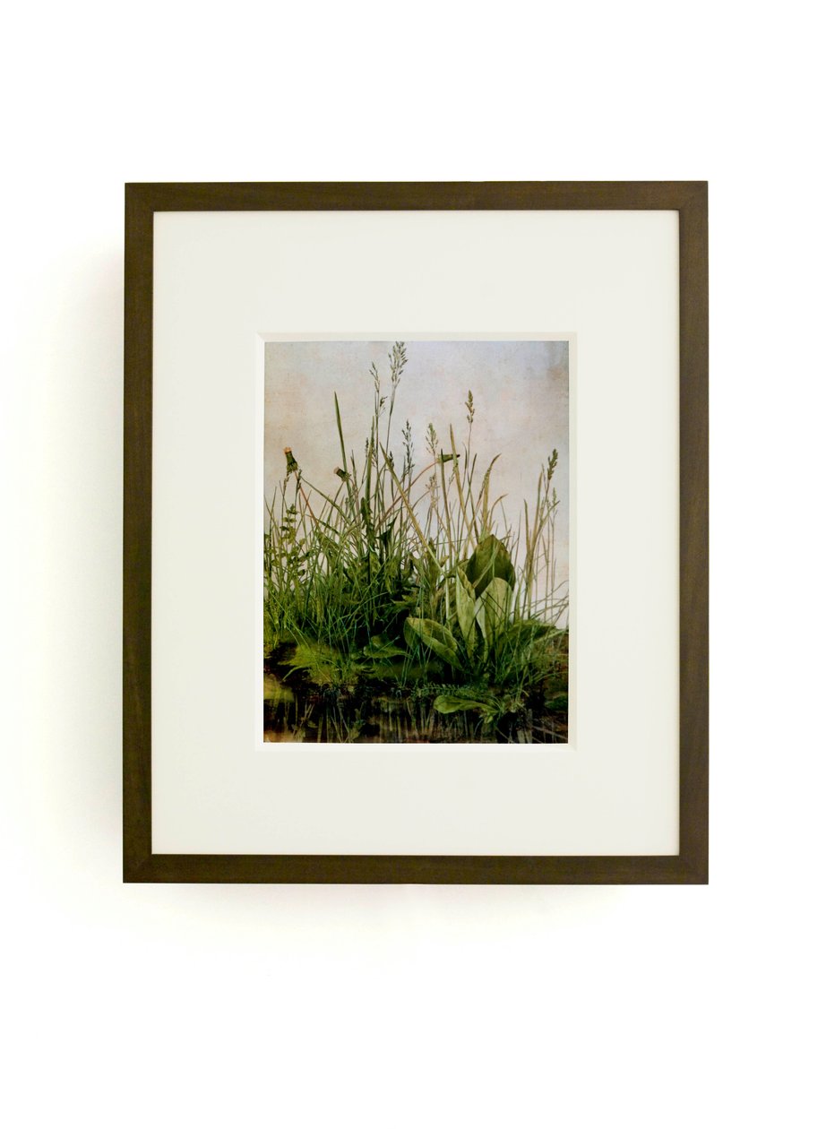 Whispering Weeds, 2011 (dřevěný rám, rámeček, LCD obrazovka, ventilátor a pevný disk) od Mat Collishaw
