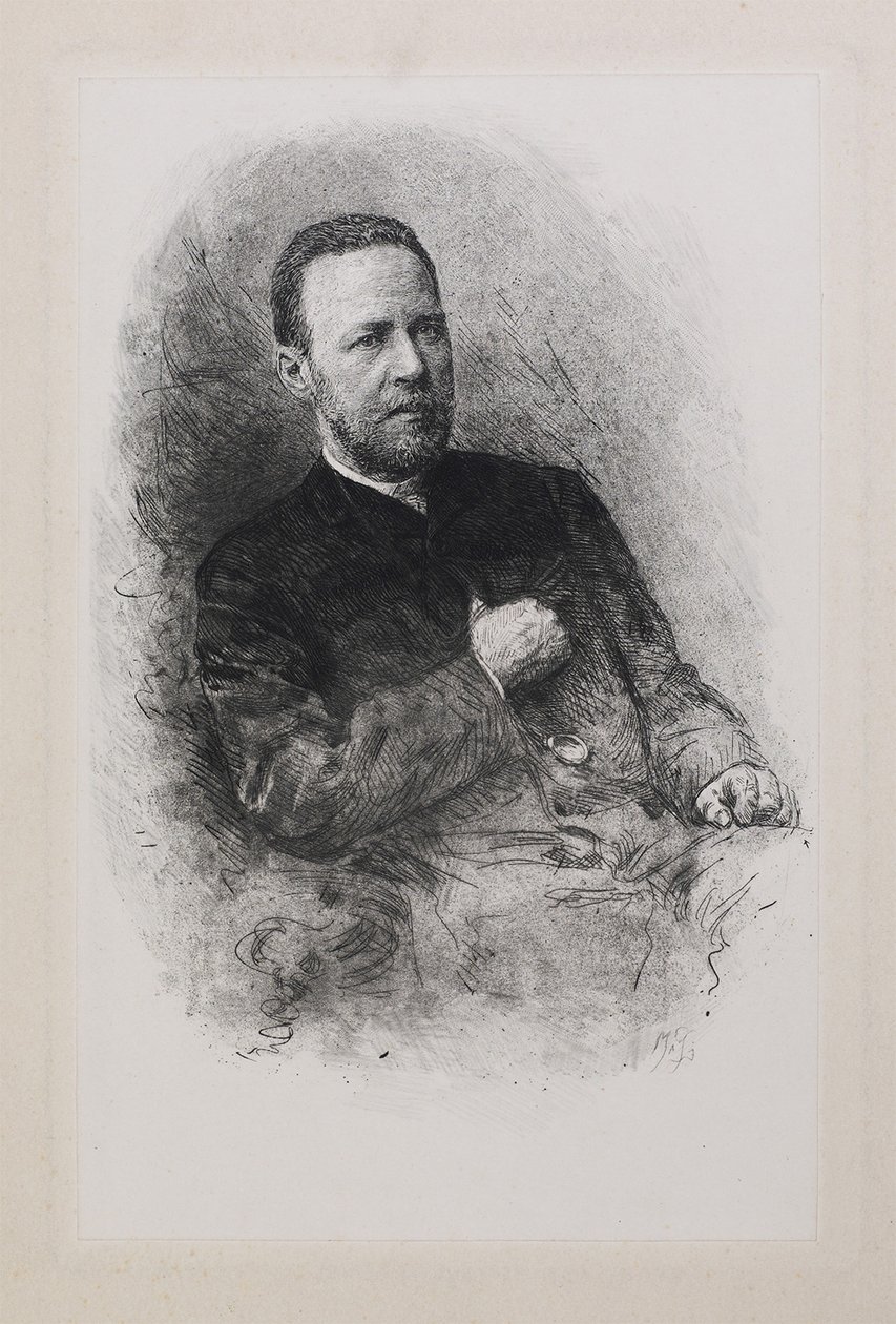 Portrét historika a novináře Sergeje Nikolajeviče Shubinského 1834-1913, 1900 od Mate