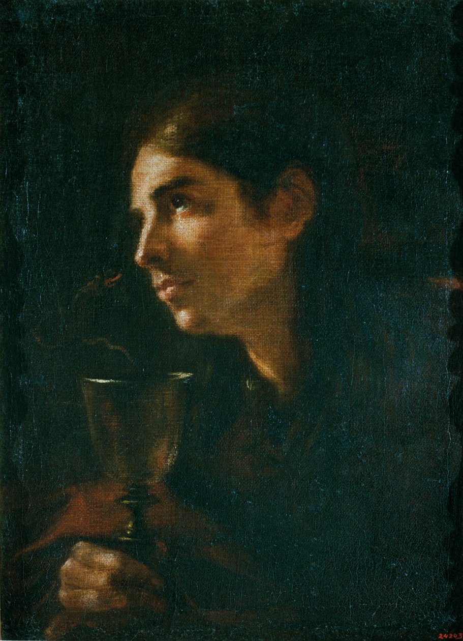 Svatý Jan evangelista od Mateo Cerezo