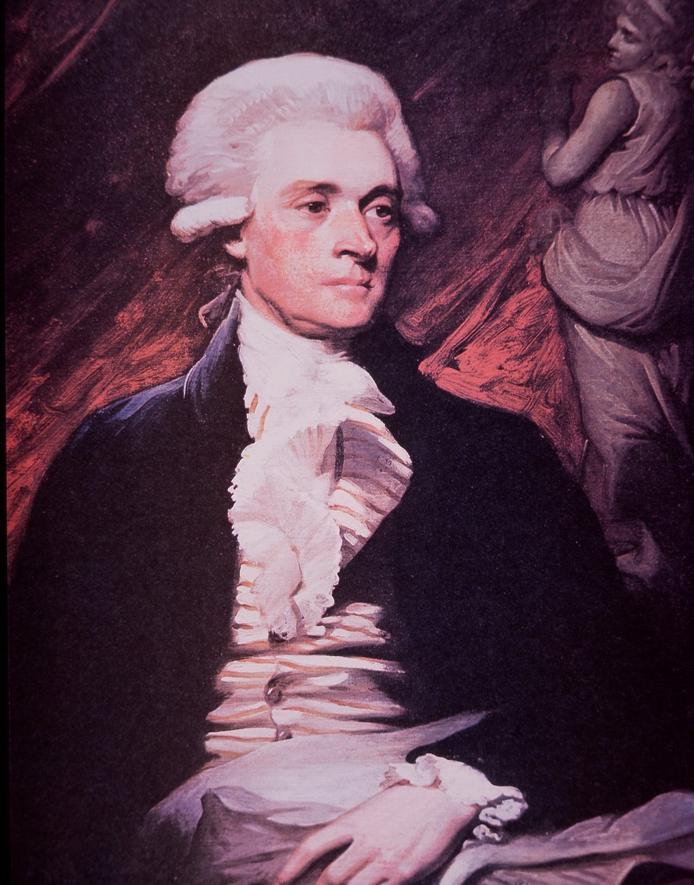 Thomas Jefferson jako americký velvyslanec ve Francii od Mather (after) Brown