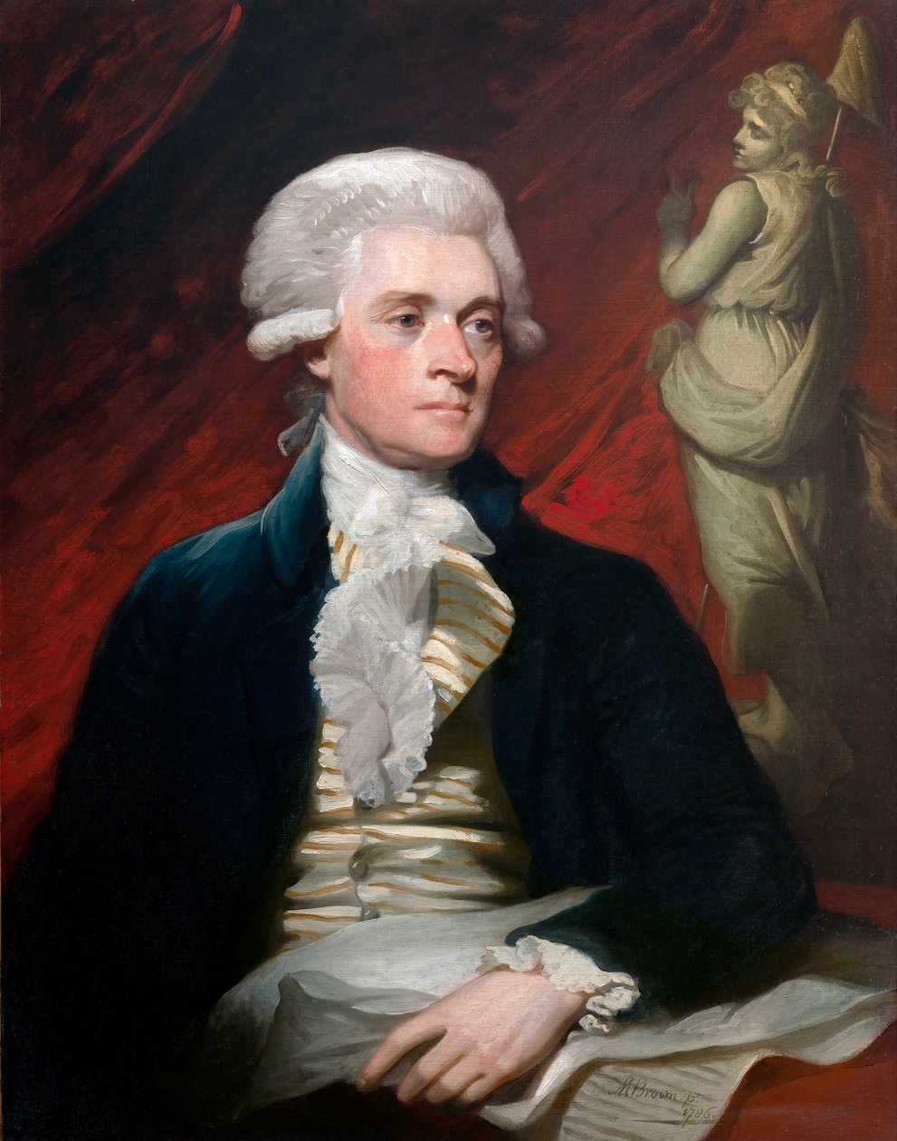 Portrét Thomase Jeffersona od Mather Brown