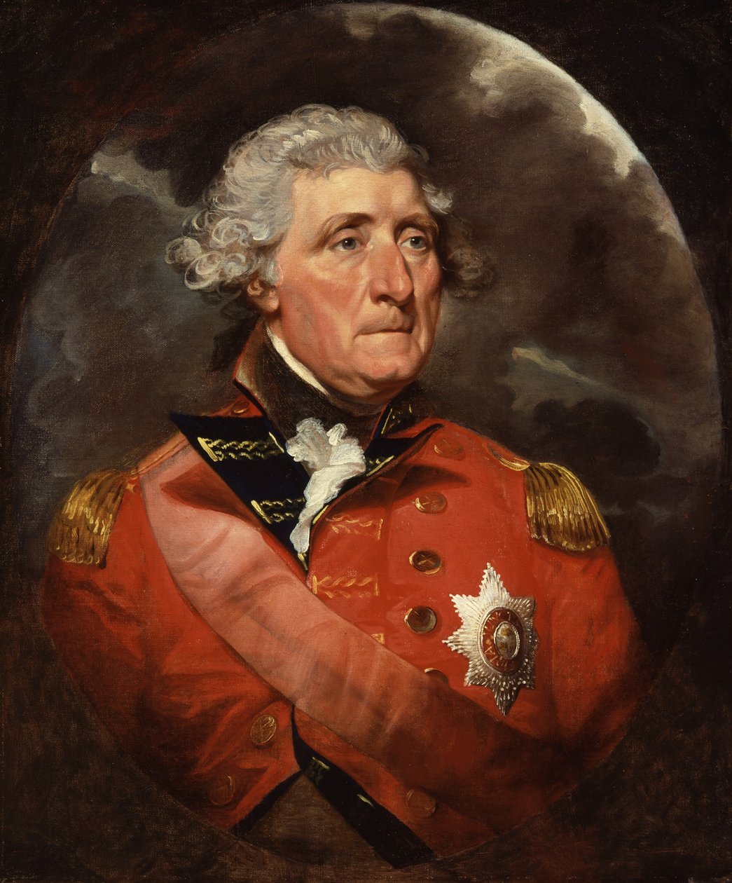 Sir George Augustus Elliott, baron Heathfield od Mather Brown