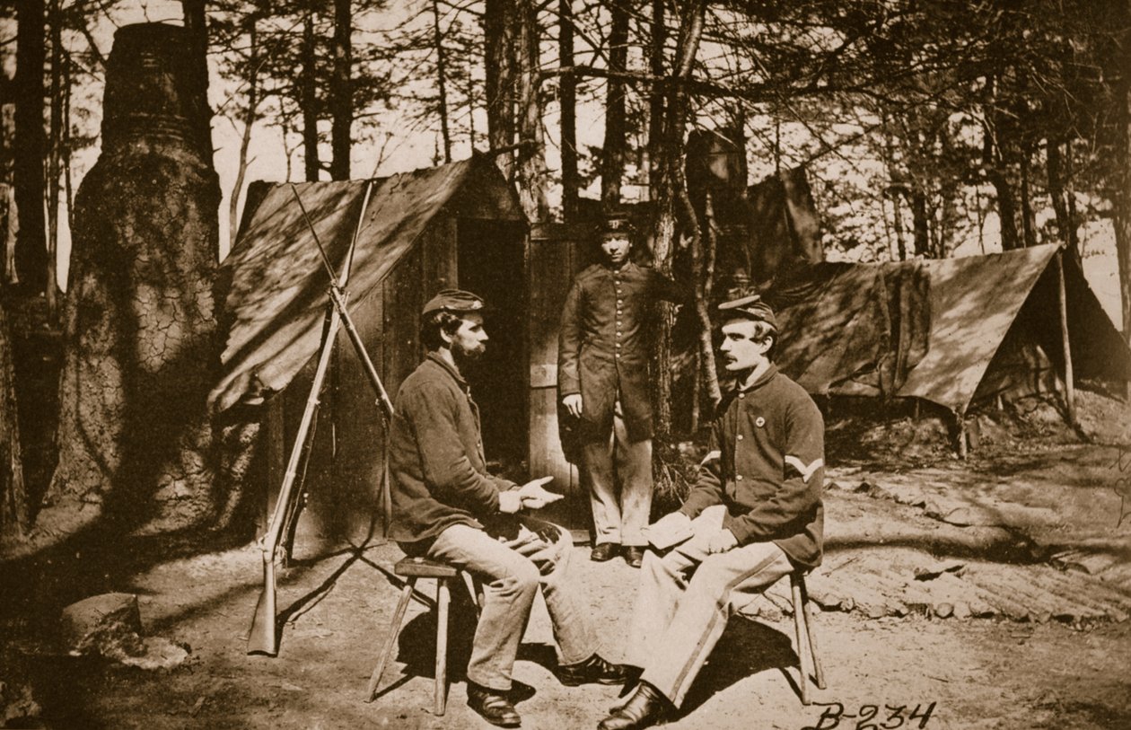 Kemp před Petrohradem, 1861-65 od Mathew B. Brady