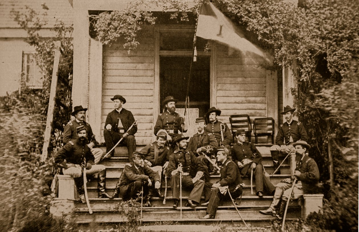 Generál A. T. A. Torbert a štáb, 1864 od Mathew B. Brady