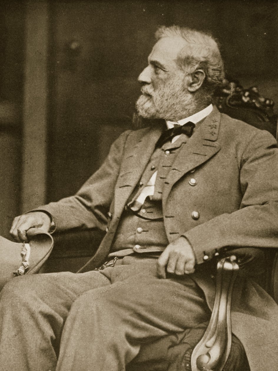 Generál Robert E. Lee ve svém domě v Richmondu, duben 1865 od Mathew B. Brady