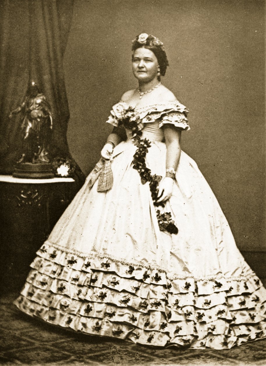 Mary Todd Lincoln, 1865 od Mathew B. Brady