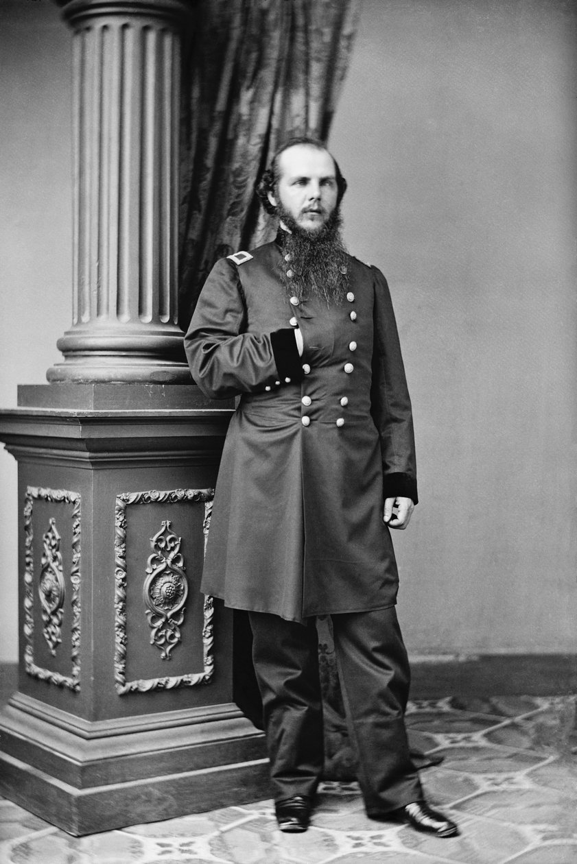Brigádní generál Unie John M. Schofield, konec roku 1861 od Mathew B. Brady
