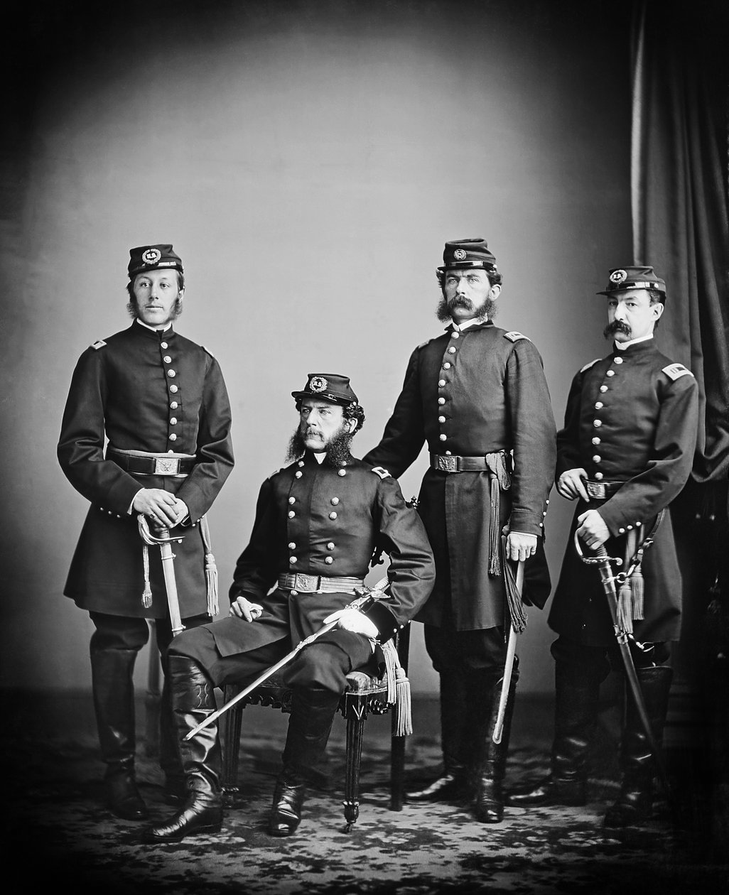 odboru brig. Gen. Samuel Wylie Crawford a zaměstnanci, léto 1862 od Mathew B. Brady