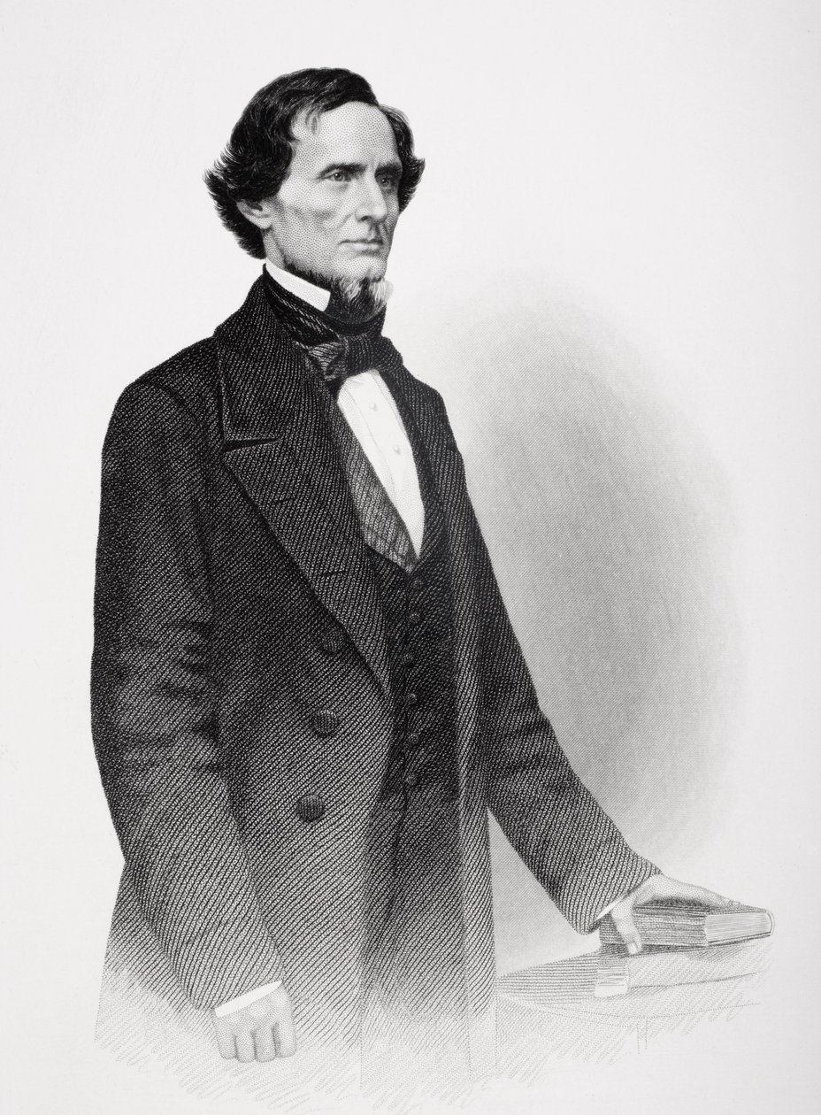 Portrét Jeffersona Davise (1808-1889) od Mathew B. Brady