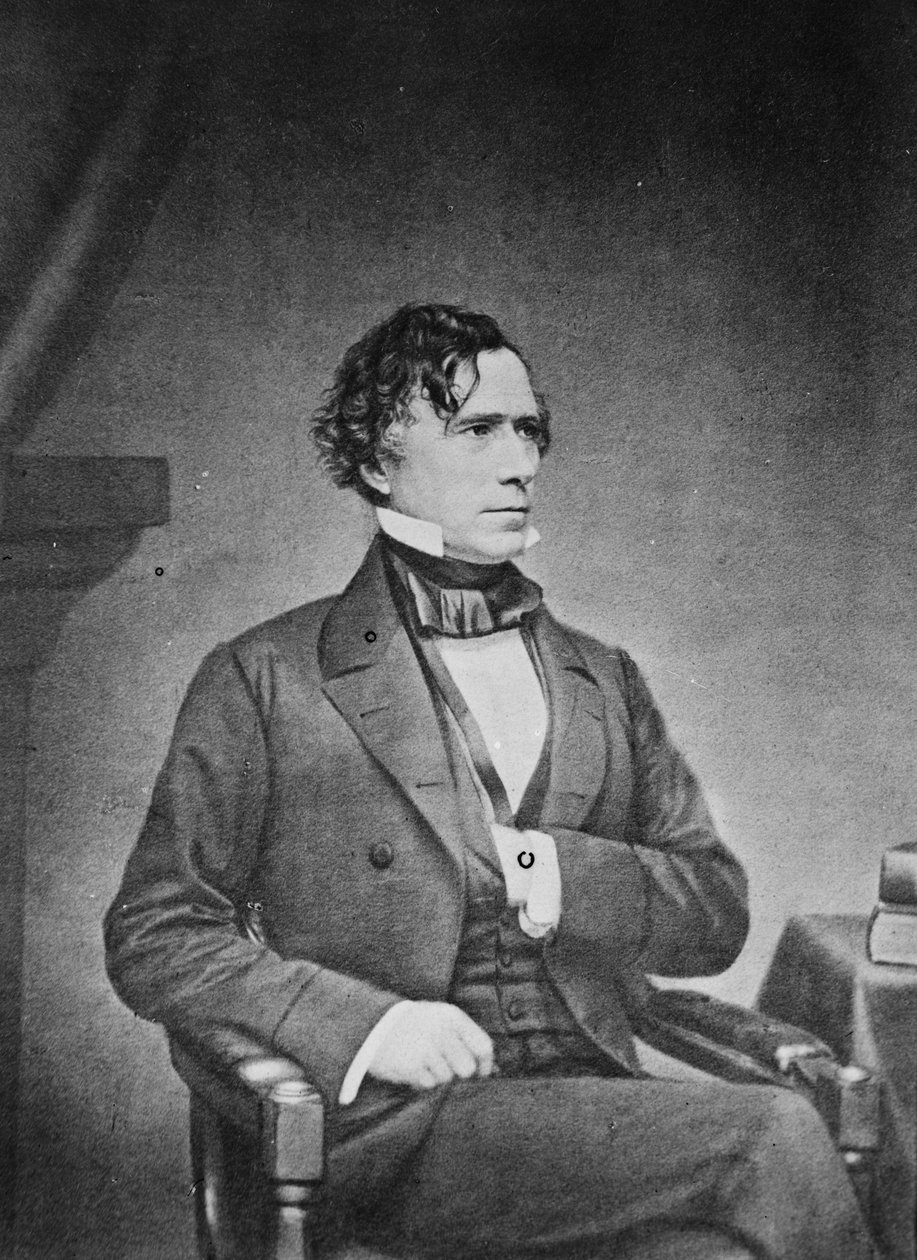 Prezident Franklin Pierce, 1855-65 od Mathew B. Brady