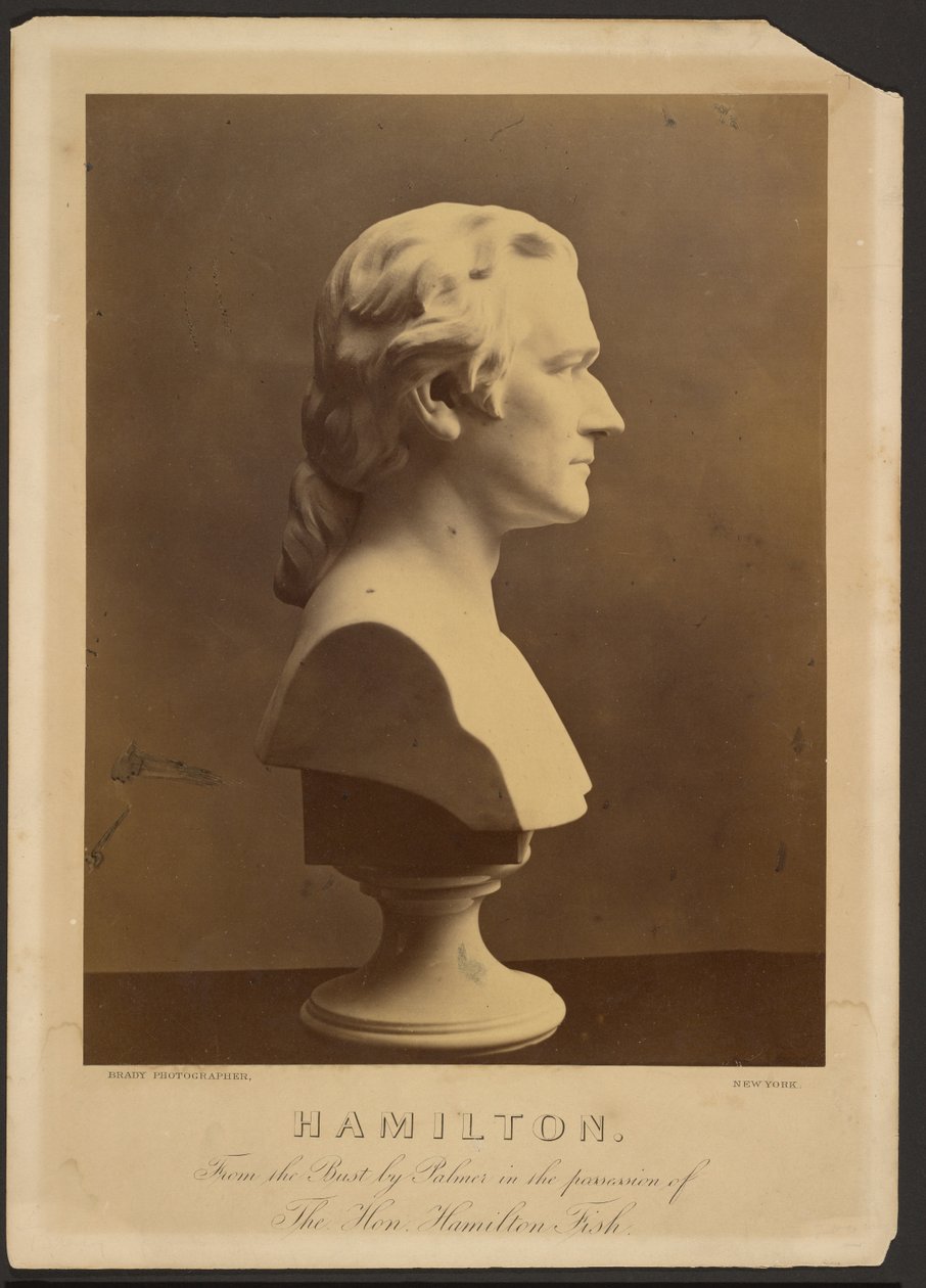 [Busta Alexandra Hamiltona] od Mathew B. Brady