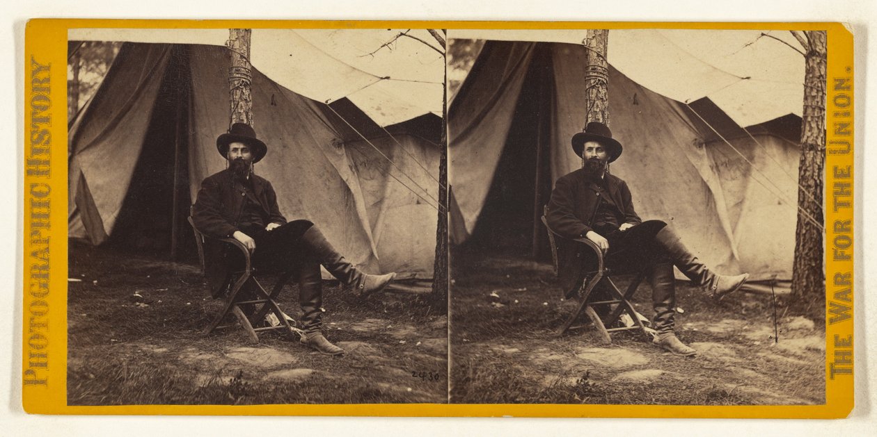 Dana, náměstek ministra války; snímek pořízený ve velitelství generála Granta ve Virginii. od Mathew B. Brady
