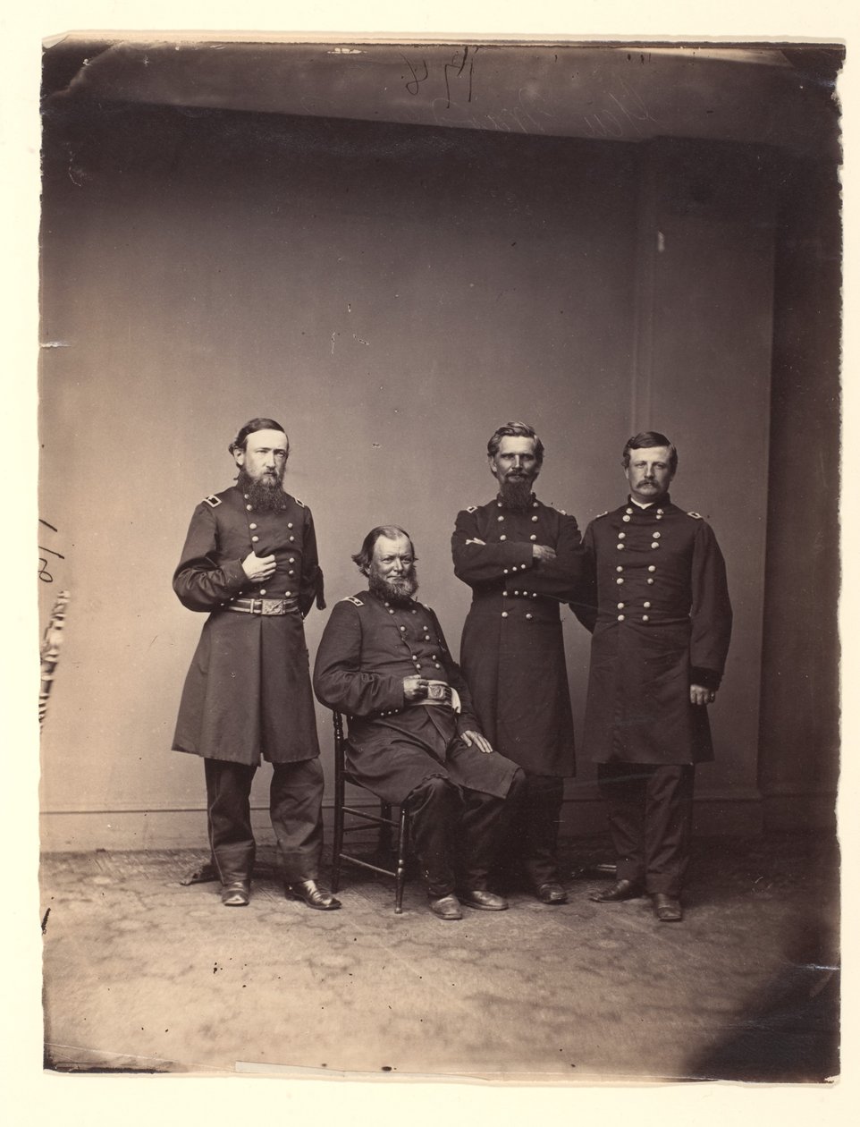 Generál William Ward a štáb od Mathew B. Brady