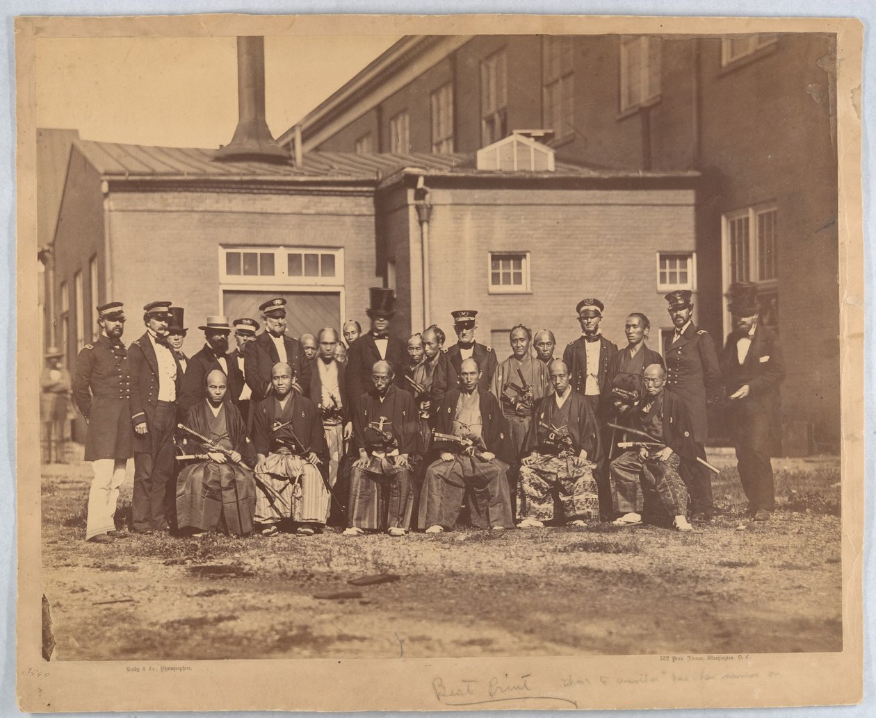 [Japonské velvyslanectví, Navy Yard, Washington, DC] od Mathew B. Brady