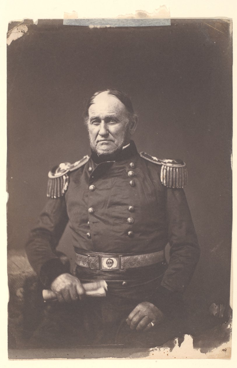 Generálmajor David E. Twiggs od Mathew B. Brady