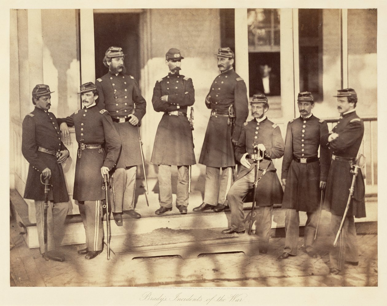 Důstojníci 71. pluku newyorské pěchoty od Mathew B. Brady