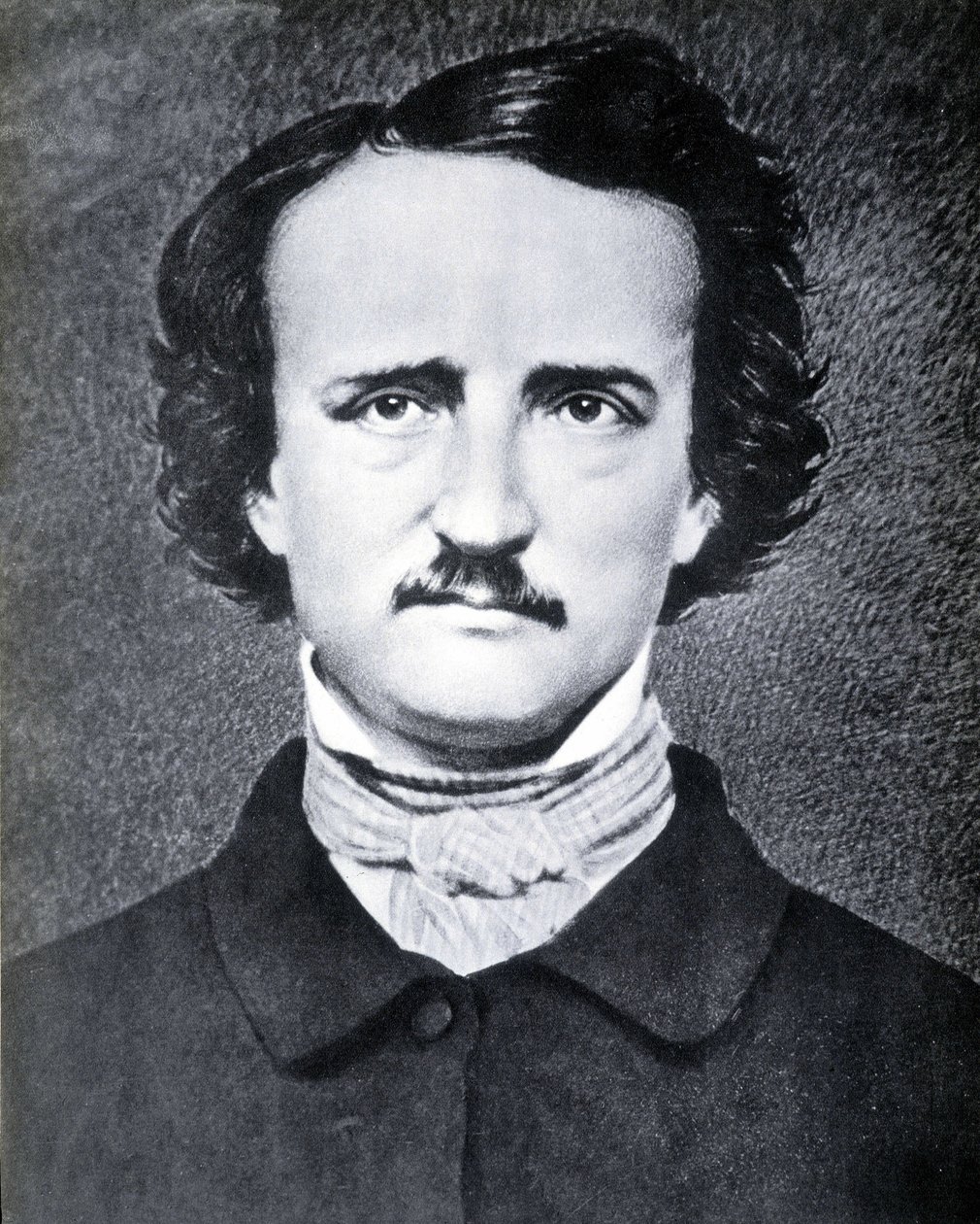 Portrét amerického spisovatele Edgara Allana Poea (1809 - 1849) fotografie Bradyho v 19. století. od Mathew B. Brady