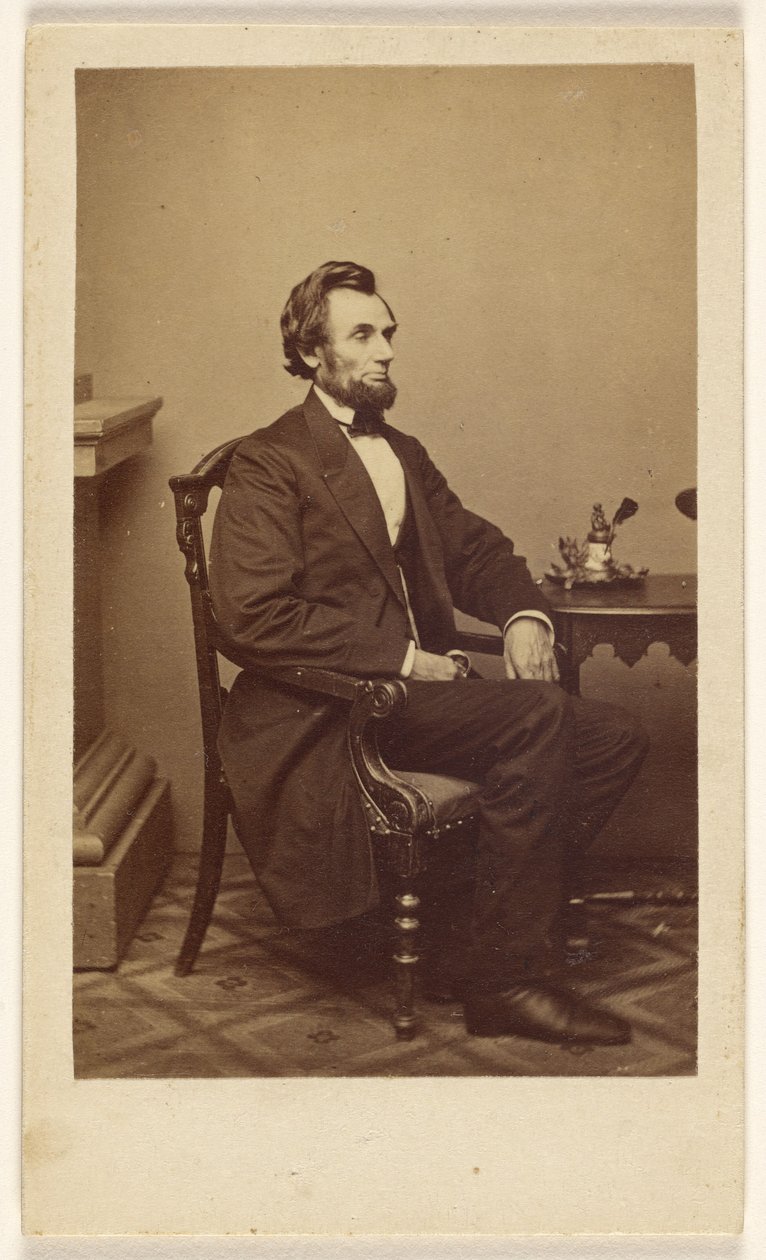 Prezident Abraham Lincoln, Washington, D.C. od Mathew B. Brady