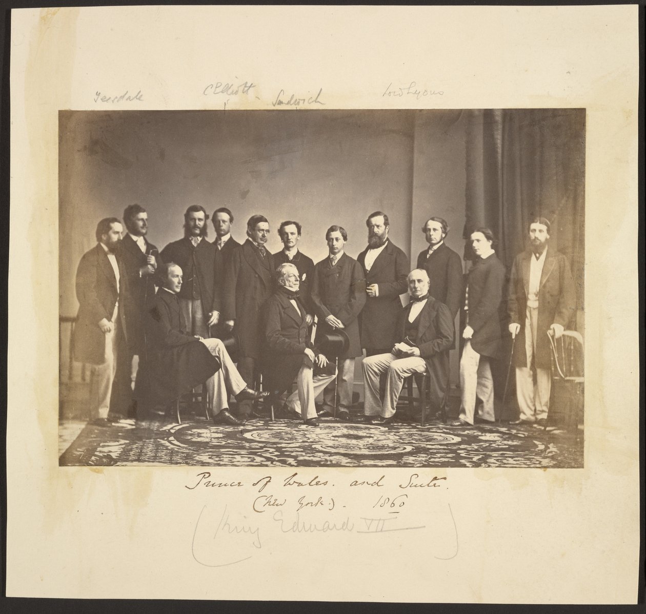 Prince of Wales a apartmá (New York). 1860 od Mathew B. Brady
