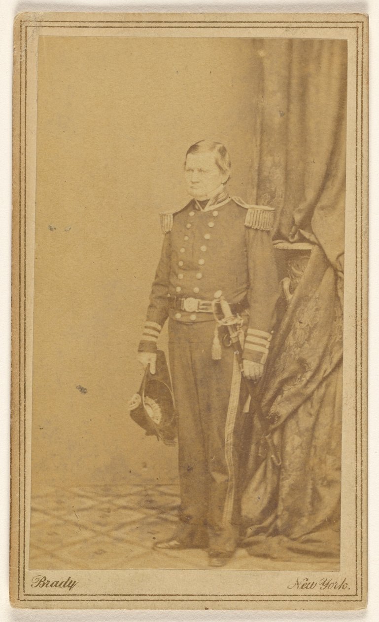Konteradmiral Jas. Smith, U.S.N. Ch. Bu of Jacks & (---illeg.) Feb 9. 63. od Mathew B. Brady