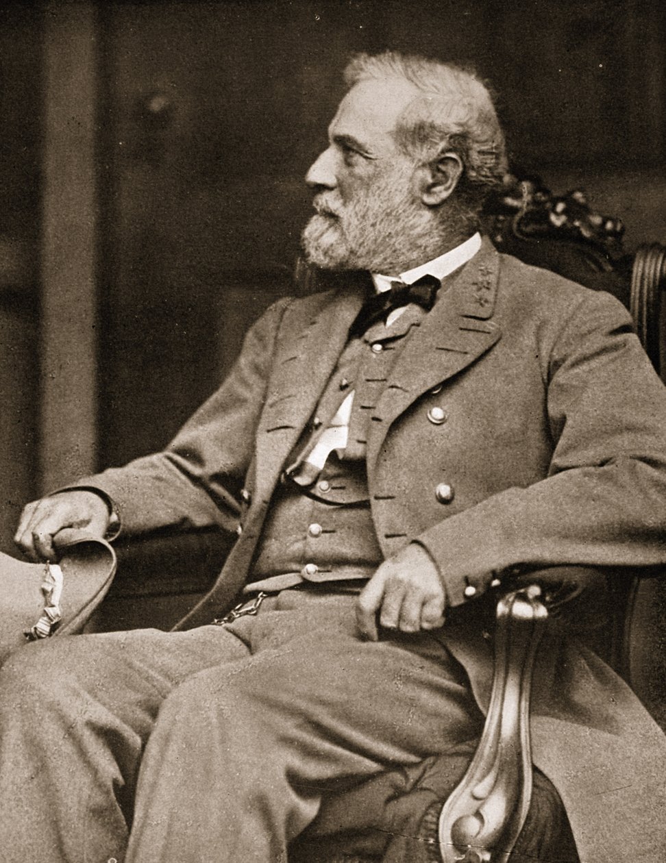 Generál Robert E. Lee sedící ve svém domě v Richmondu, 1865 od Mathew B. Brady
