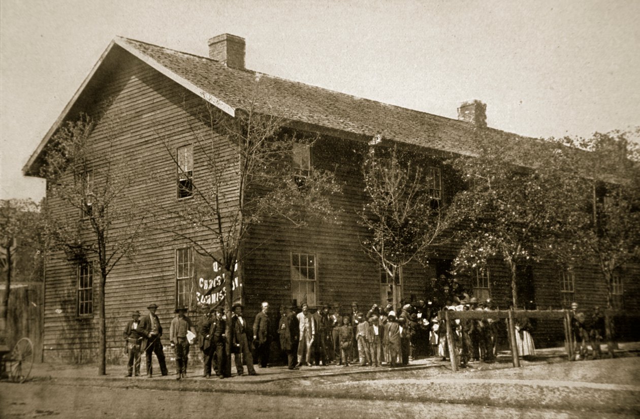Sídlo křesťanské komise, Richmond, 1861-65 od Mathew B. Brady