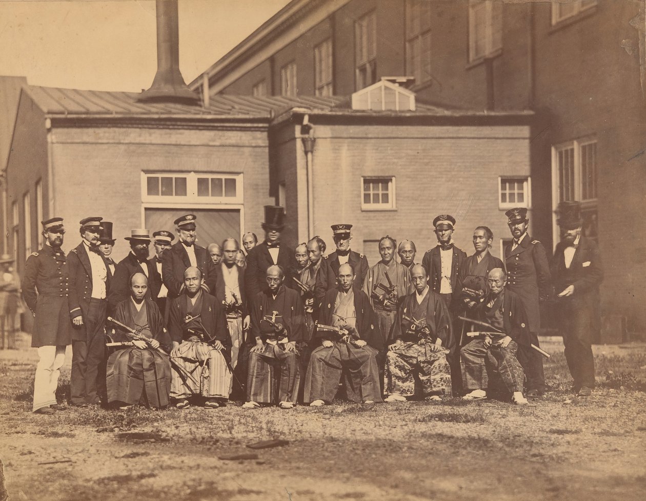 [Japonské velvyslanectví, Navy Yard, Washington, DC], 1860. od Mathew Brady