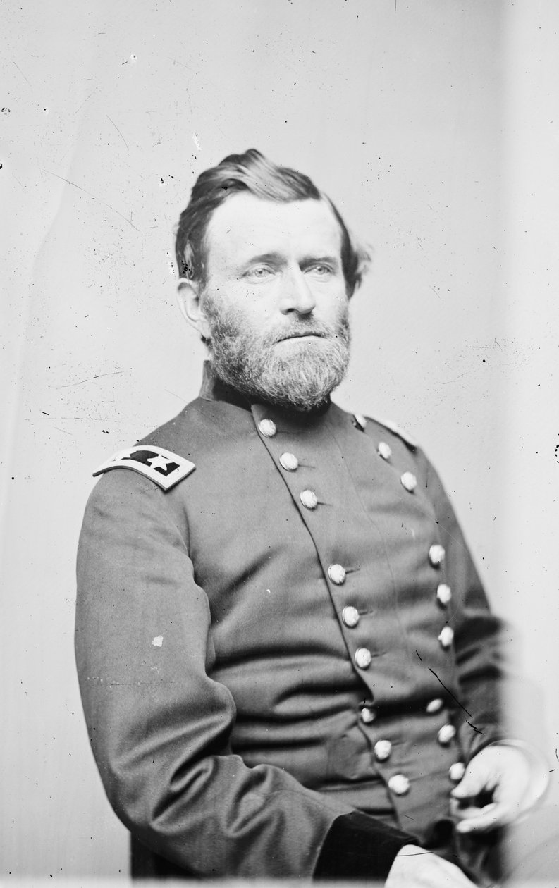 Generálmajor Ulysses S. Grant, důstojník federální armády, 1861-5 od Mathew B. Brady
