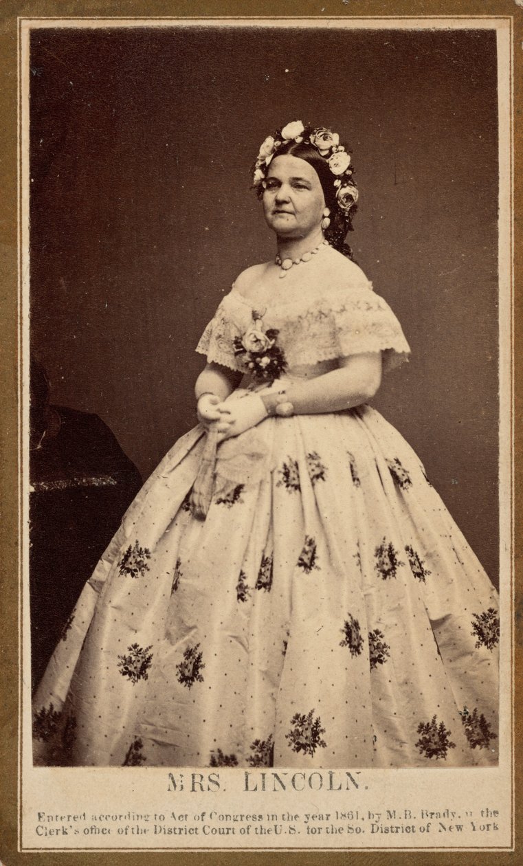 Mary Todd Lincoln,1861 (foto) od Mathew Brady