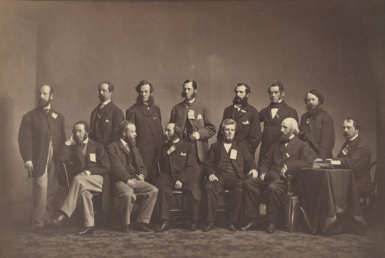 [Členové New York Sanitary Commission], ca. 1860. od Mathew Brady