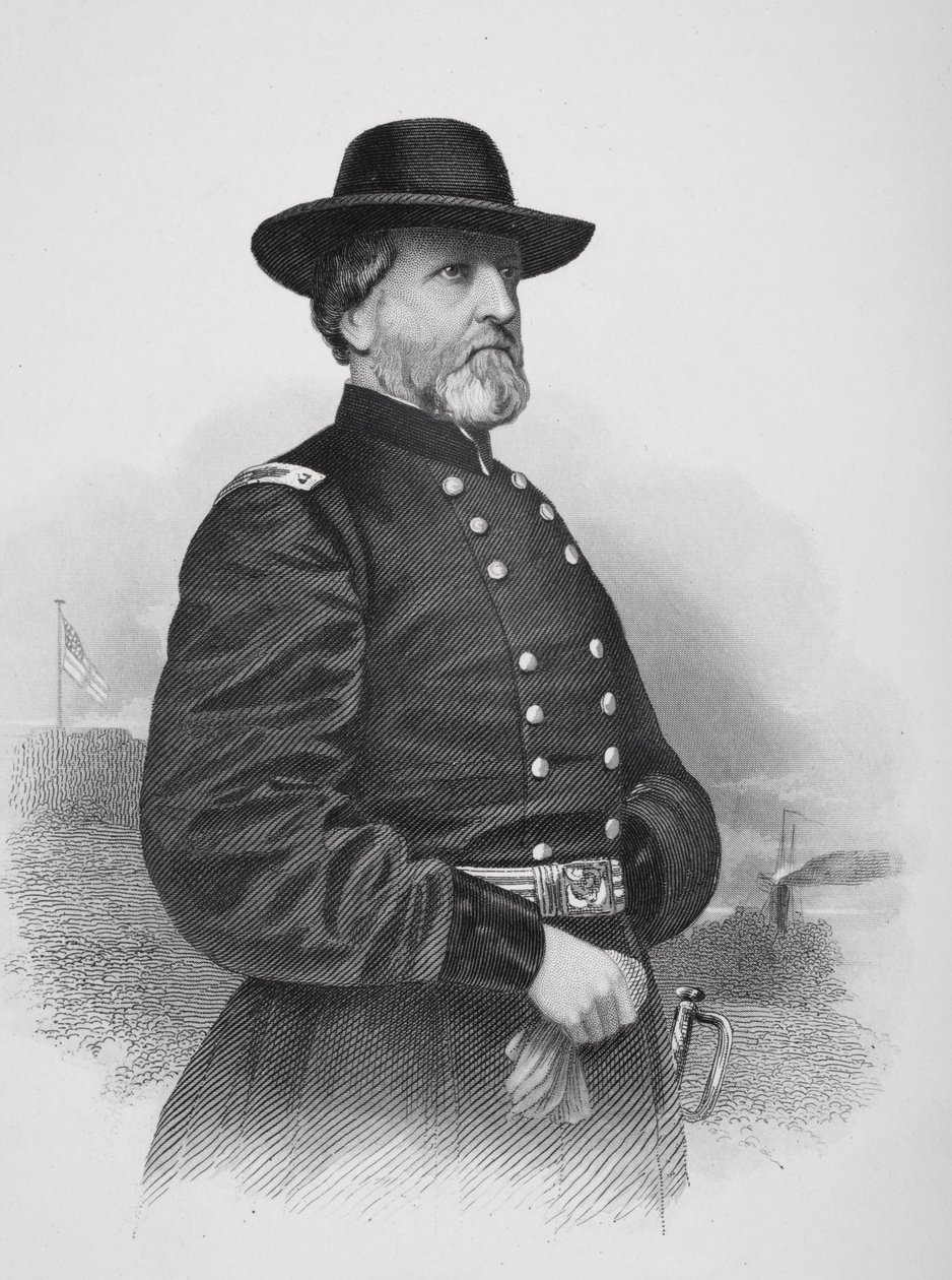 Portrét generála George Henryho Thomase (1816-70) od Mathew B. Brady