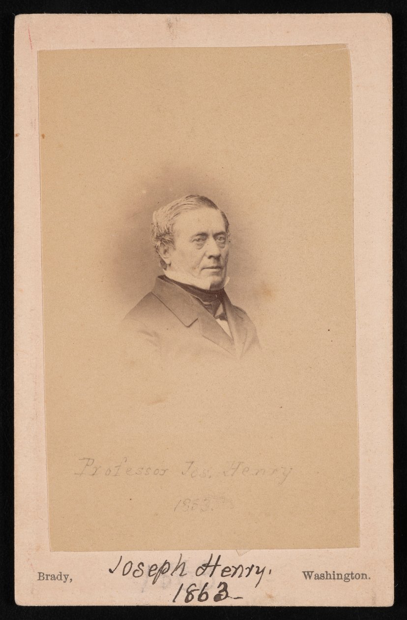 Portrét Josepha Henryho 1797-1878, 1863. od Mathew Brady