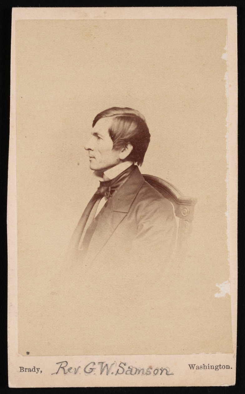 Portrét reverenda George Whitefielda Samsona 1819-1896, před rokem 1896. od Mathew Brady