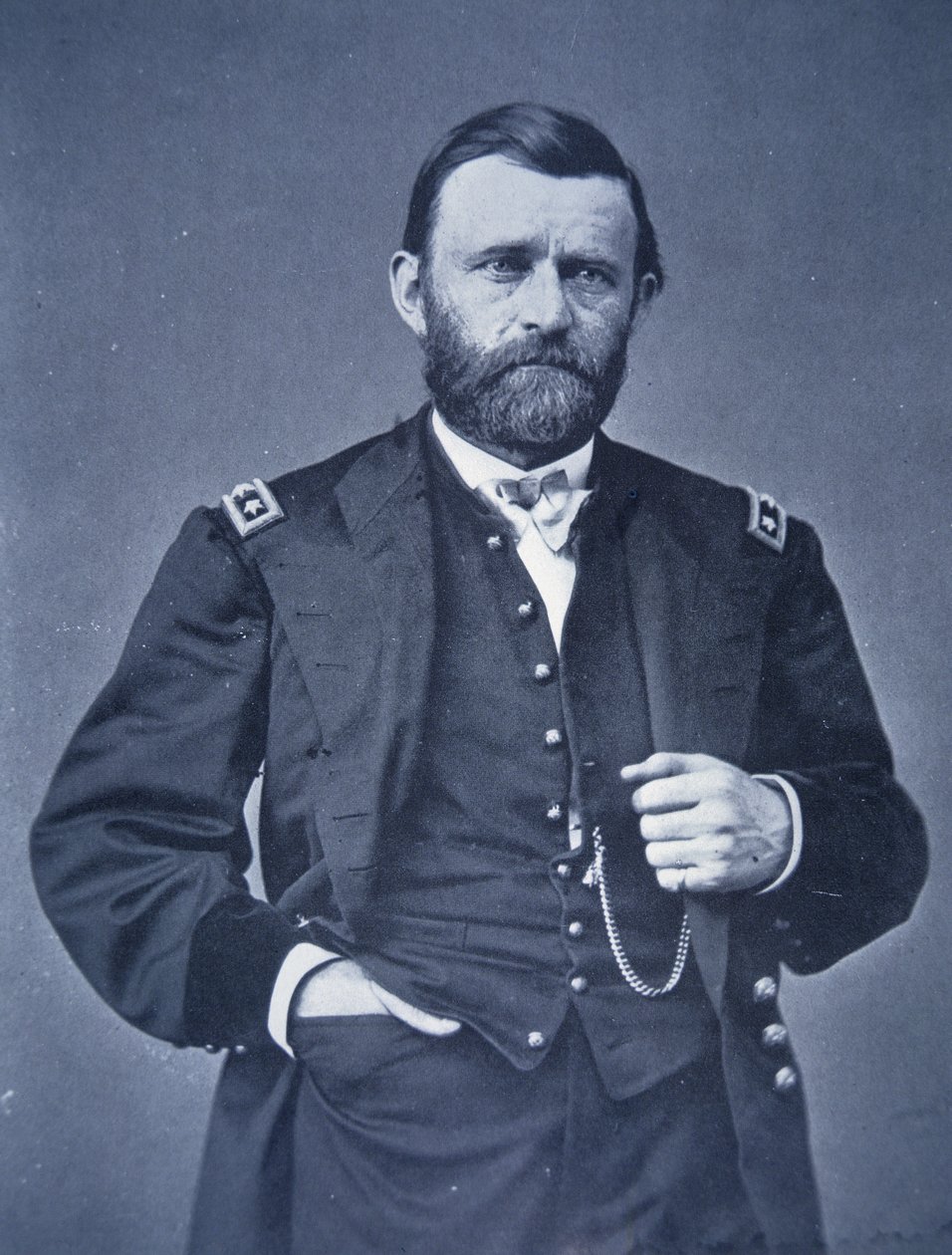 Ulysses Simpson Grant (černobílá fotografie) od Mathew Brady